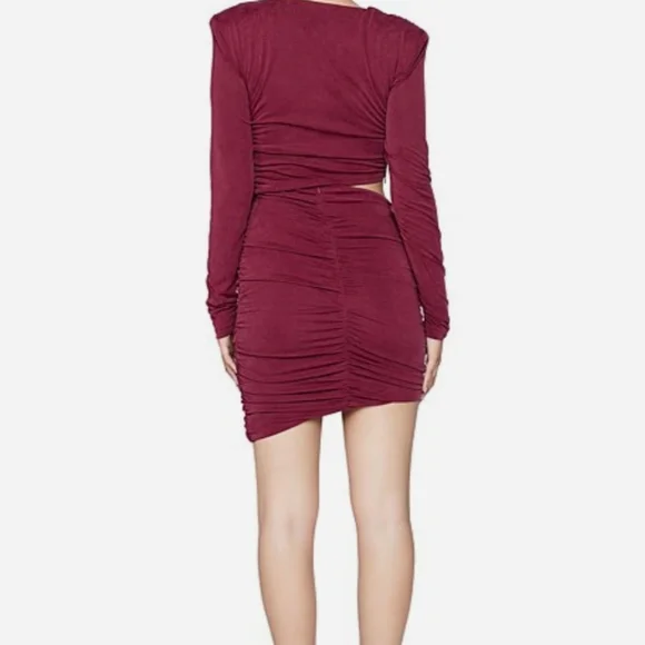 BARDOT  Rosa Ruched Mini Dress Size 8 - Picture 4 of 5